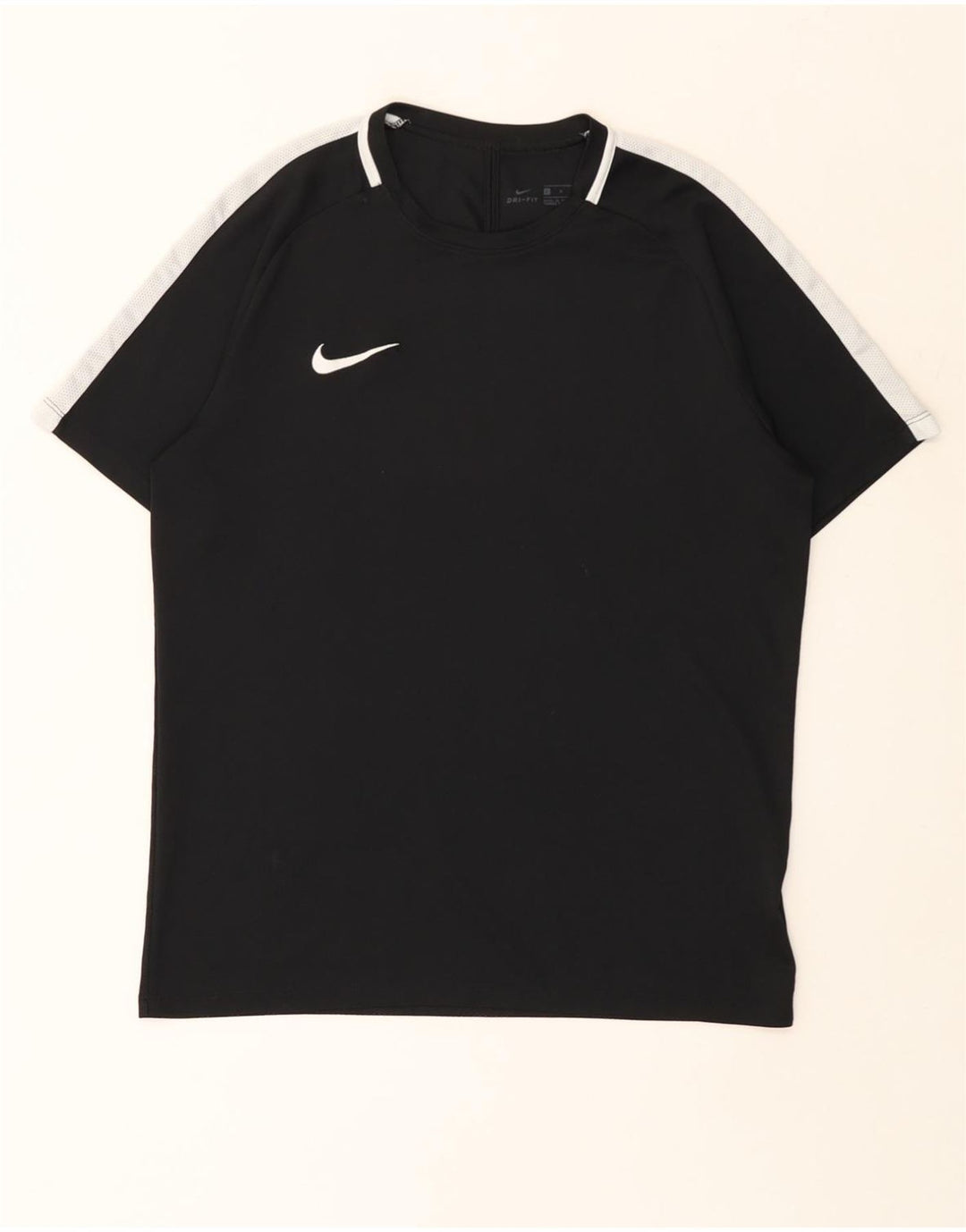 Γυναικείο μπλουζάκι NIKE Dri Fit Top UK 16 Large Black Colorblock Πολυεστέρας