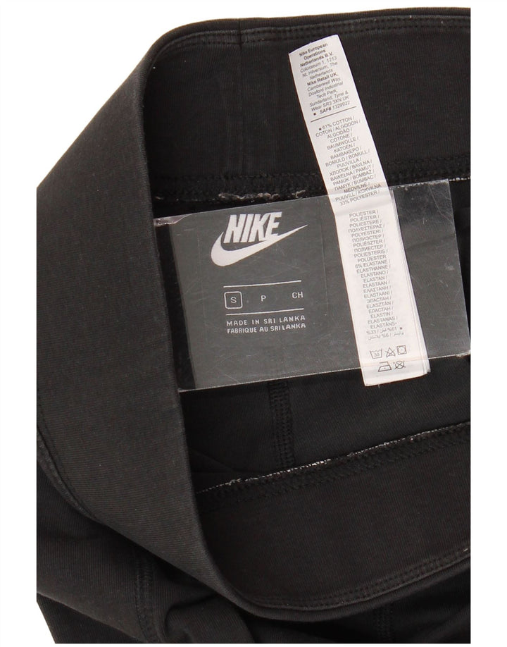 Γυναικείο γραφικό κολάν NIKE UK 10 Small μαύρο βαμβακερό