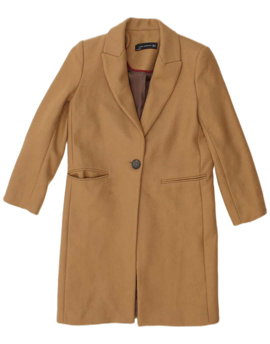 Zara Γυναικείο Παλτό UK 6 XS Καφέ