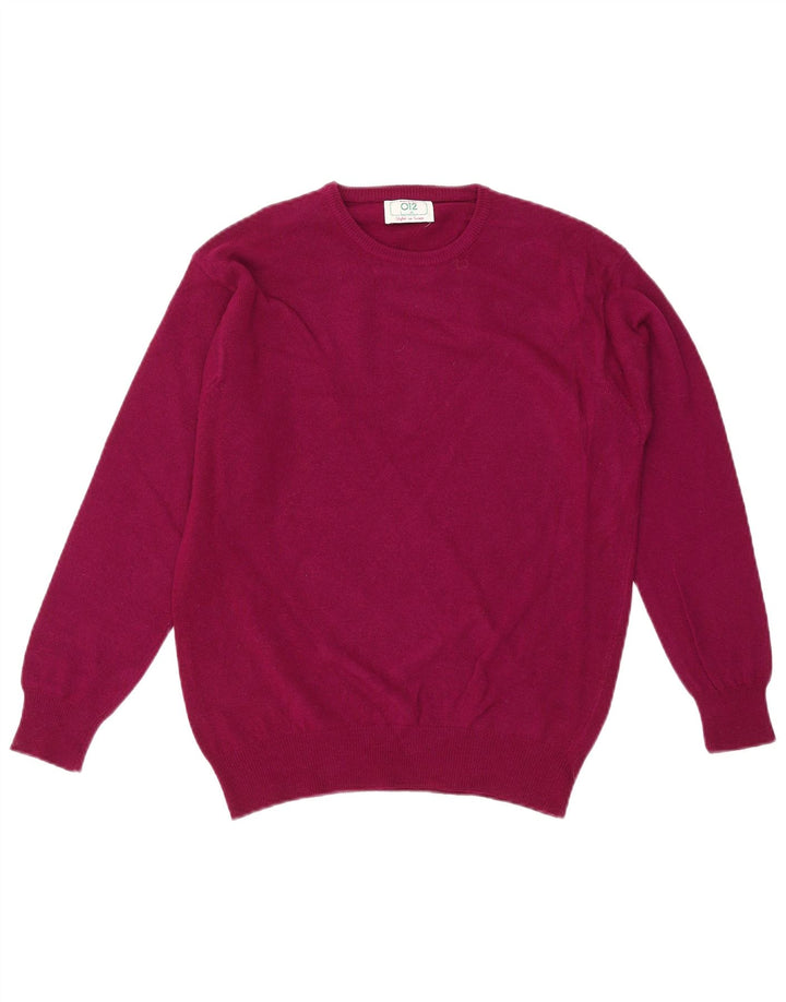 Γυναικείο πουλόβερ Benetton Crew Neck Jumper UK 18 XL Maroon Wool