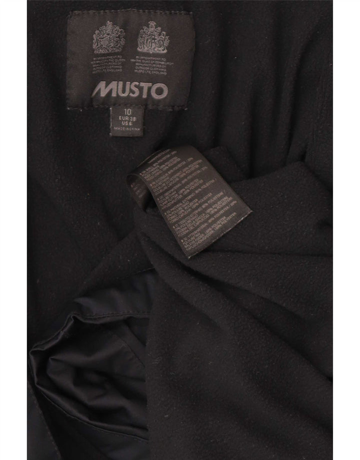 Musto Γυναικείο Μπουφάν με κουκούλα Oversized Windbreaker UK 10 Small Black