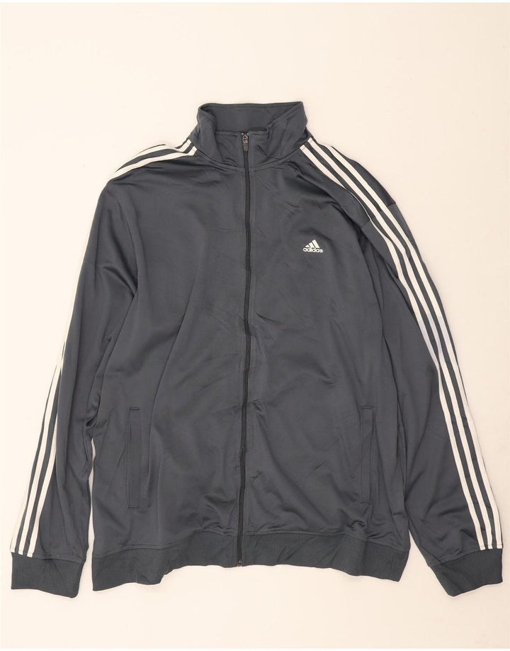 Ανδρική φόρμα Adidas Climalite Top Jacket 2XL Grey Polyester