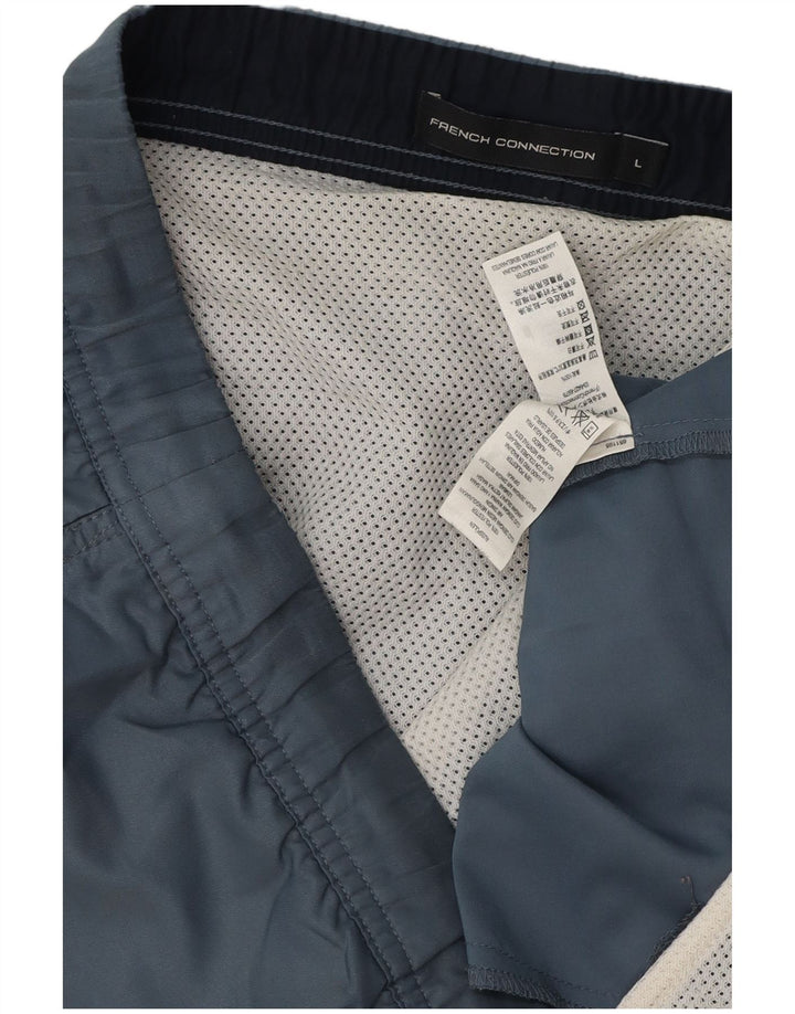 ΓΑΛΛΙΚΗ ΣΥΝΔΕΣΗ Ανδρικό σορτς κολύμβησης μεγάλο γκρι πολυεστέρα