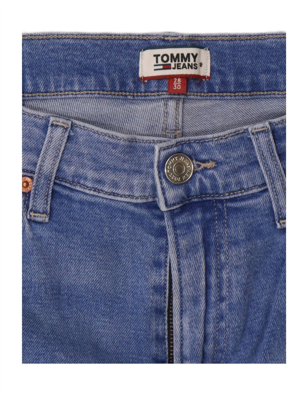 TOMMY HILFIGER Γυναικείο Slim Jeans W28 L26 Μπλε Βαμβακερό