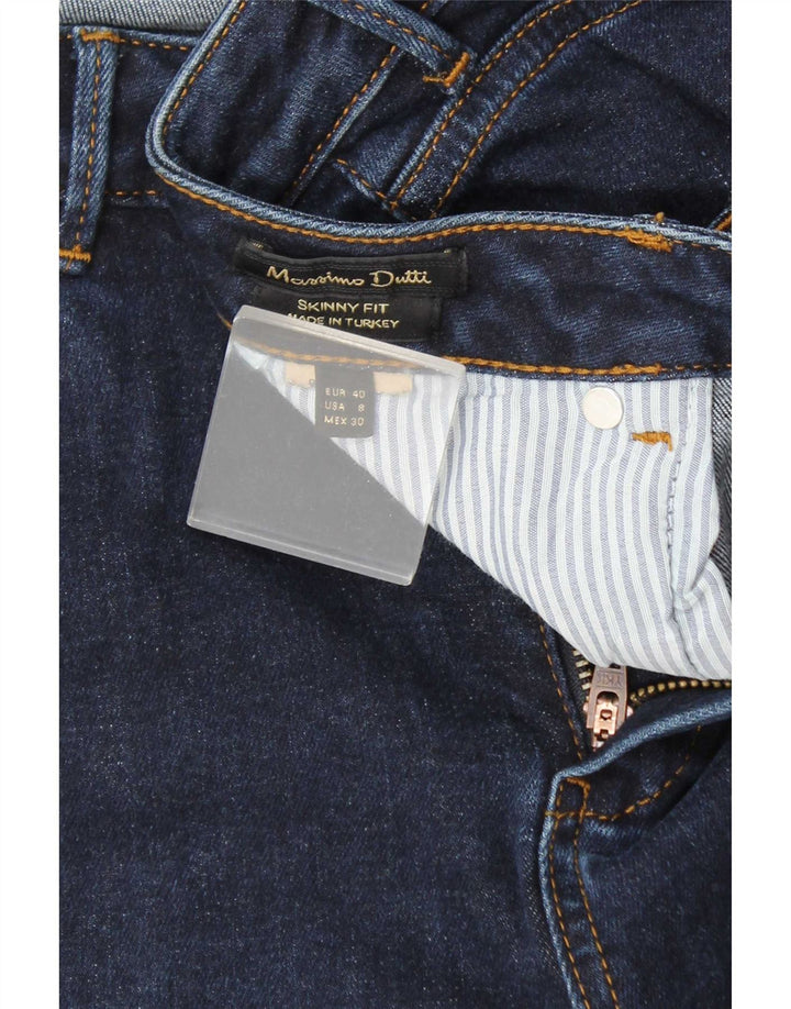 Massimo Dutti Γυναικεία Skinny Jeans EU 40 Medium W30 L29 Navy Blue