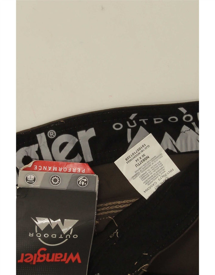 Ανδρικό ίσιο παντελόνι Wrangler Cargo W30 L34 Καφέ νάιλον
