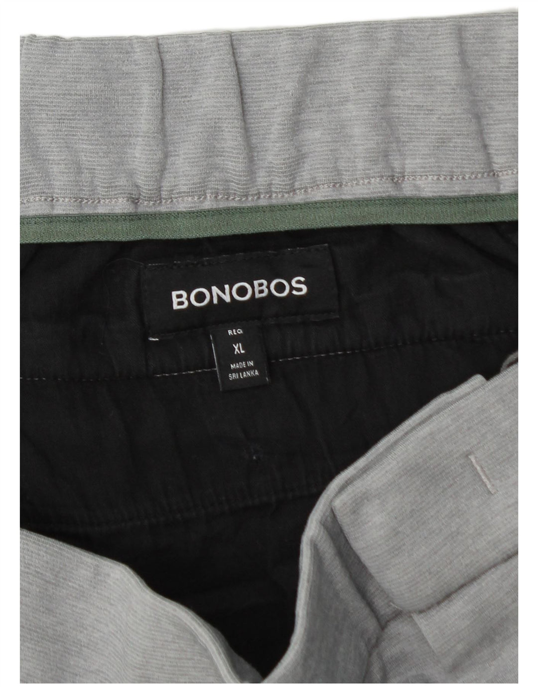 Ανδρικό παντελόνι Chino BONOBOS Slim XL W40 L29 Γκρι Πολυεστέρας