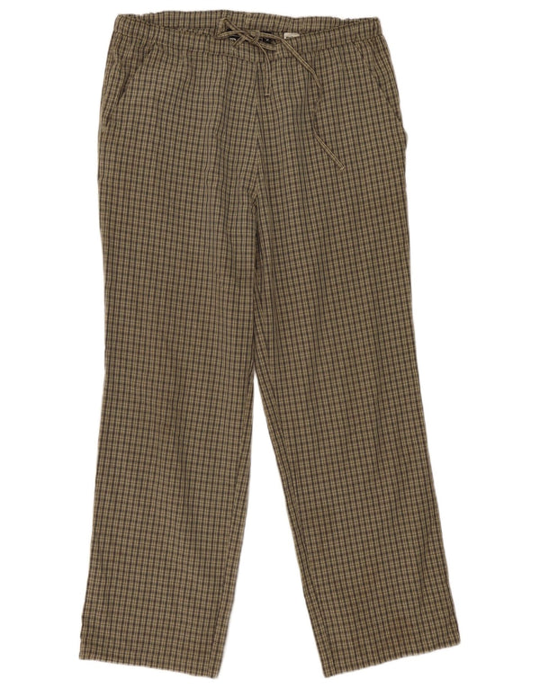 Rohan Γυναικείο ίσιο παντελόνι Chino Medium W30 L30 Khaki Check Polyester