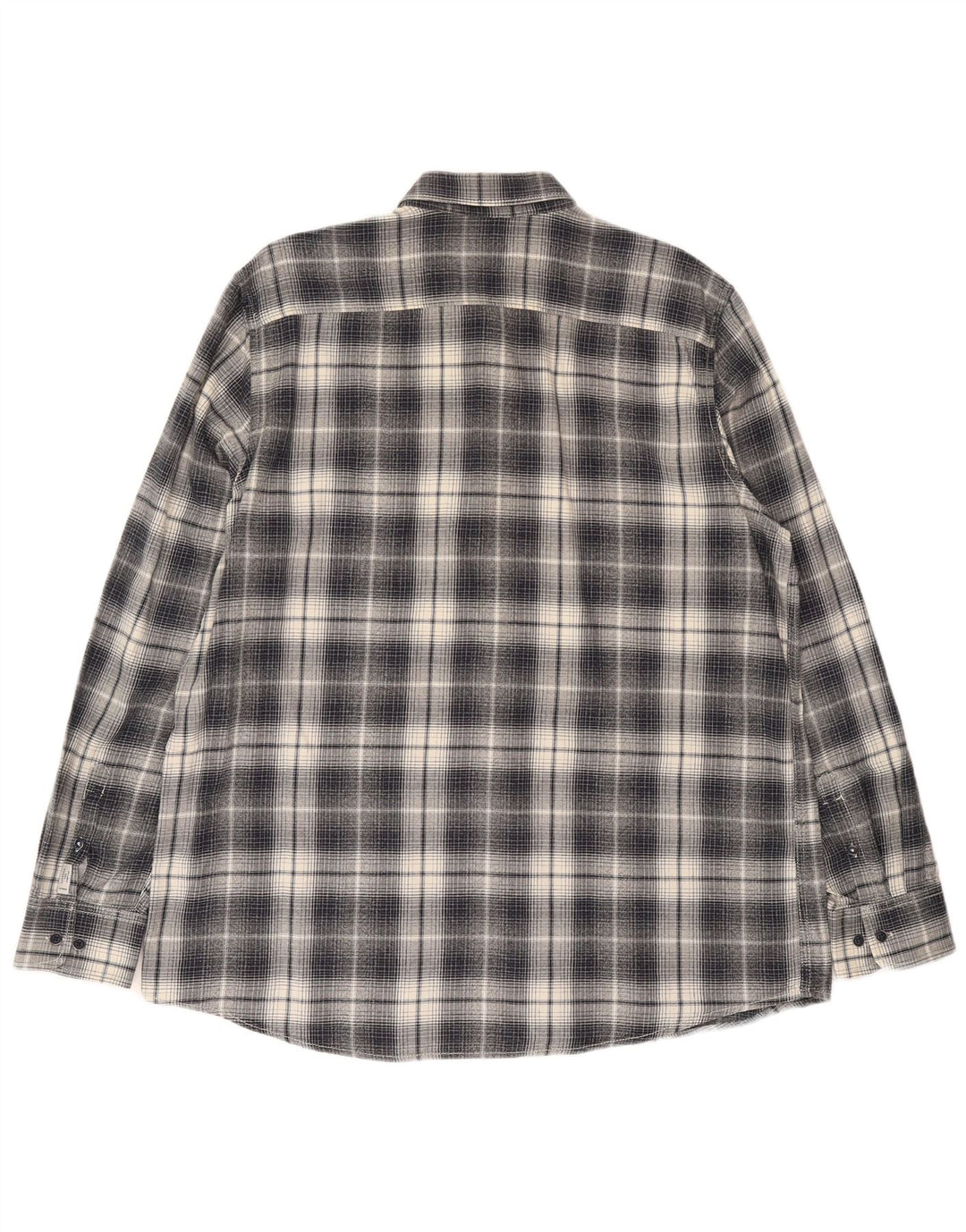 Lerros Ανδρικό Φανελένιο Πουκάμισο 2XL Γκρι βαμβακερό