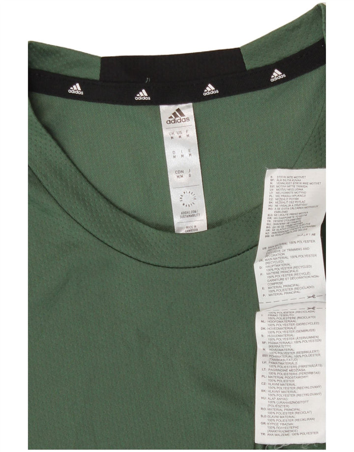 Adidas Ανδρικό T-Shirt Aeroready Τοπ μεσαίο πράσινο πολυεστέρας