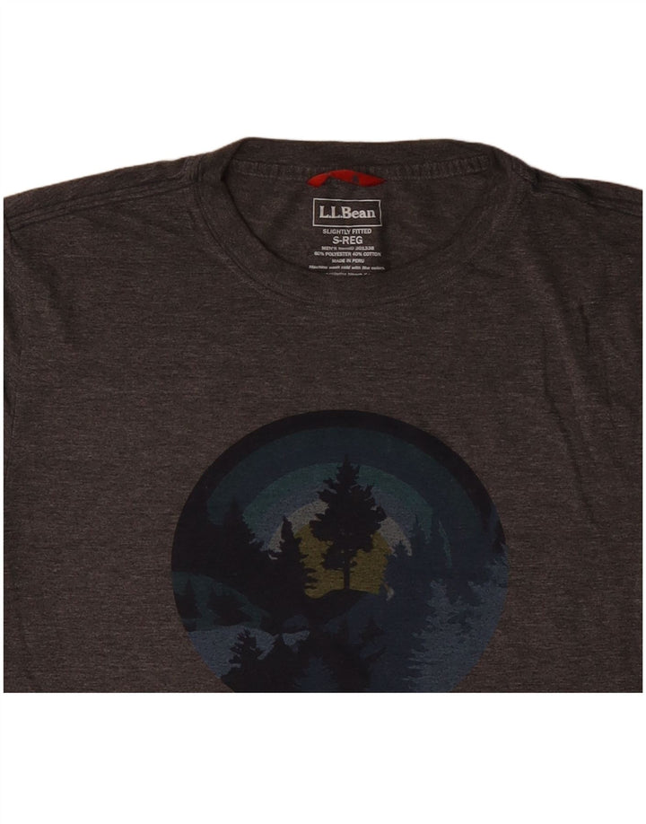 L.L.BEAN Ανδρικό μπλουζάκι με γραφικά ελαφρώς εφαρμοστό μπλουζάκι με μικρό γκρι μπλουζάκι