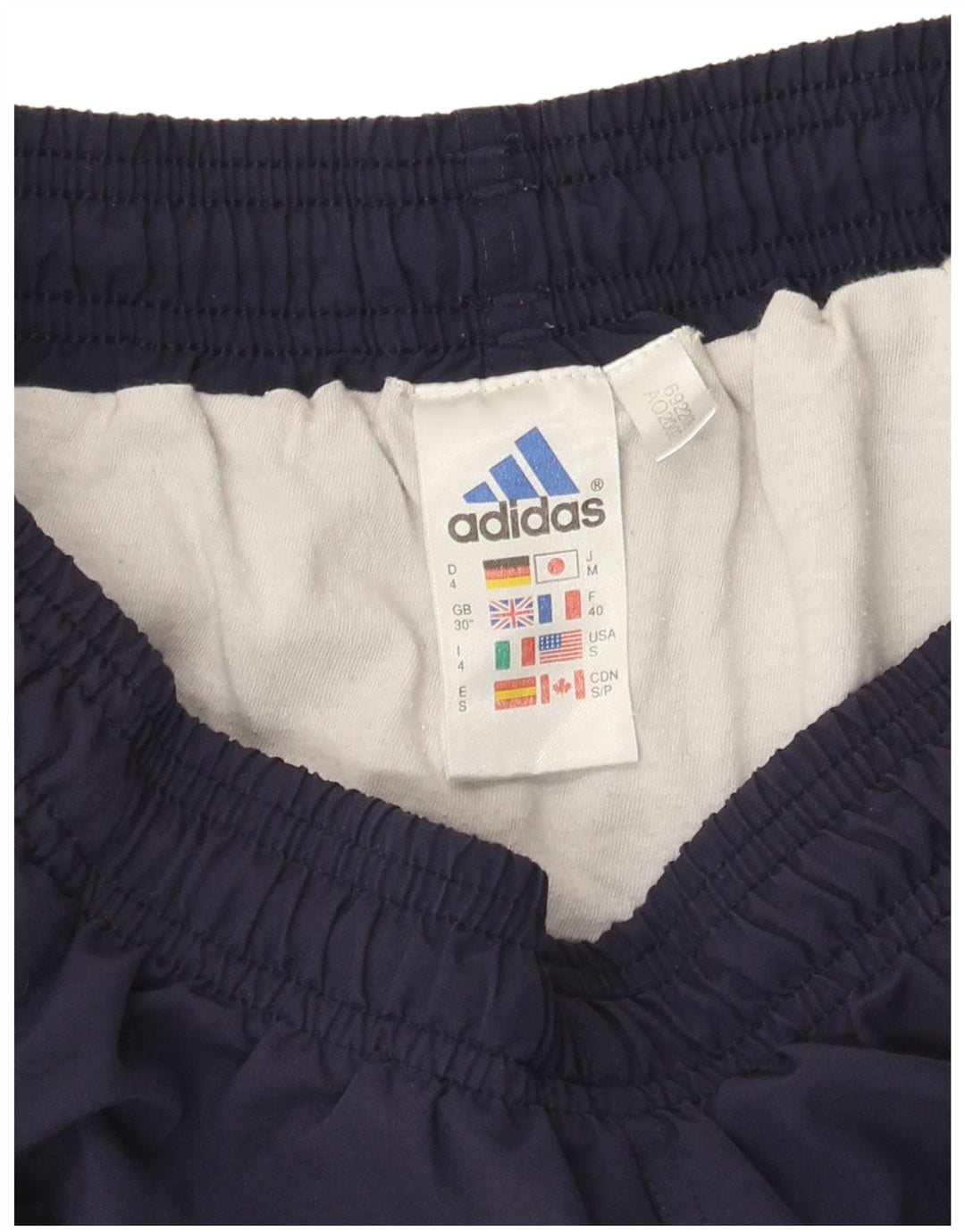 Ανδρικό αθλητικό σορτς Adidas από μεσαίο μπλε ναυτικό πολυεστέρα