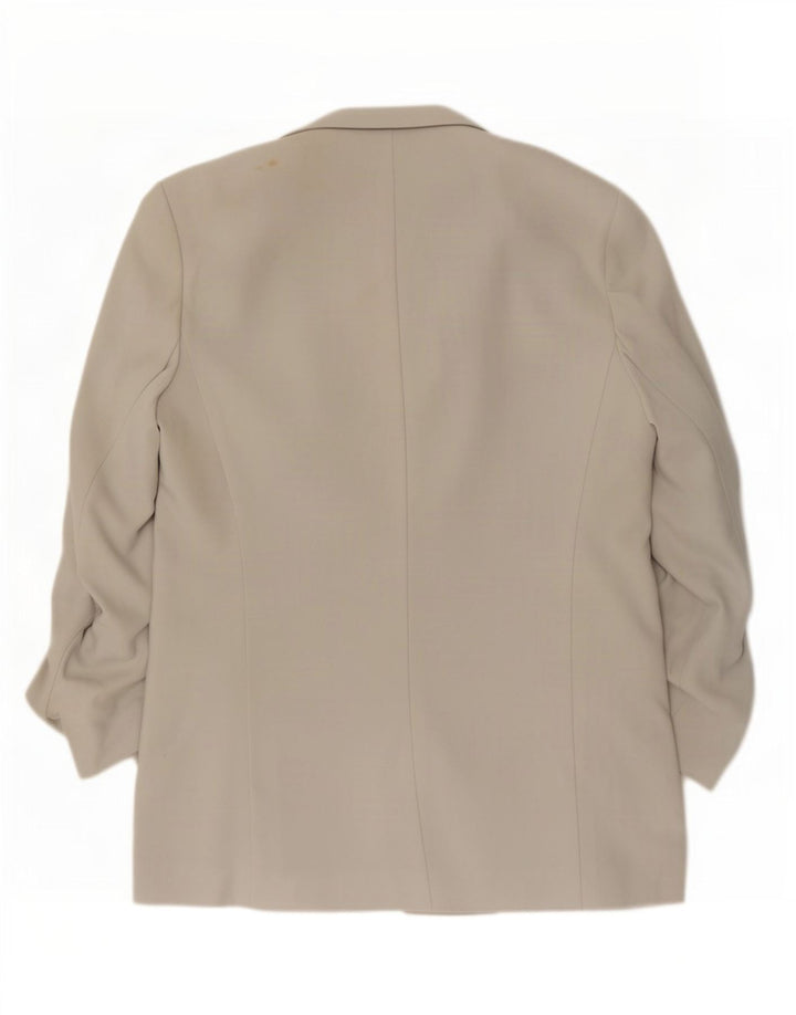 Marks & Spencer Γυναικείο Longline Open Blazer Jacket UK 12 Medium Grey