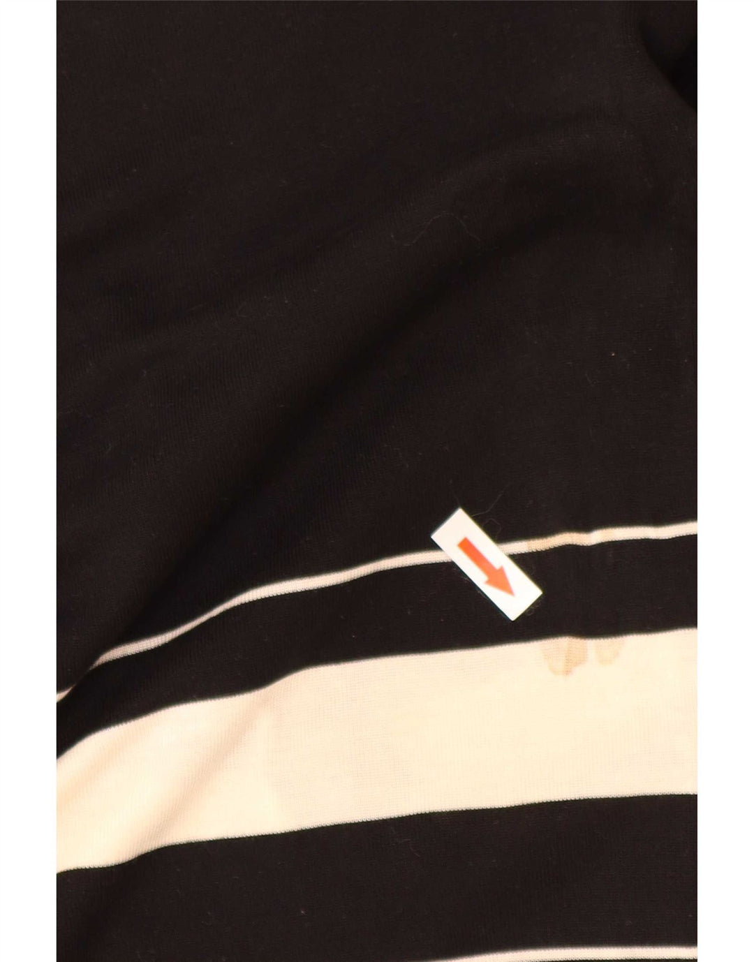 Zara Γυναικεία Μπλούζα Τοπ UK 12 Medium Black Colourblock Lyocell