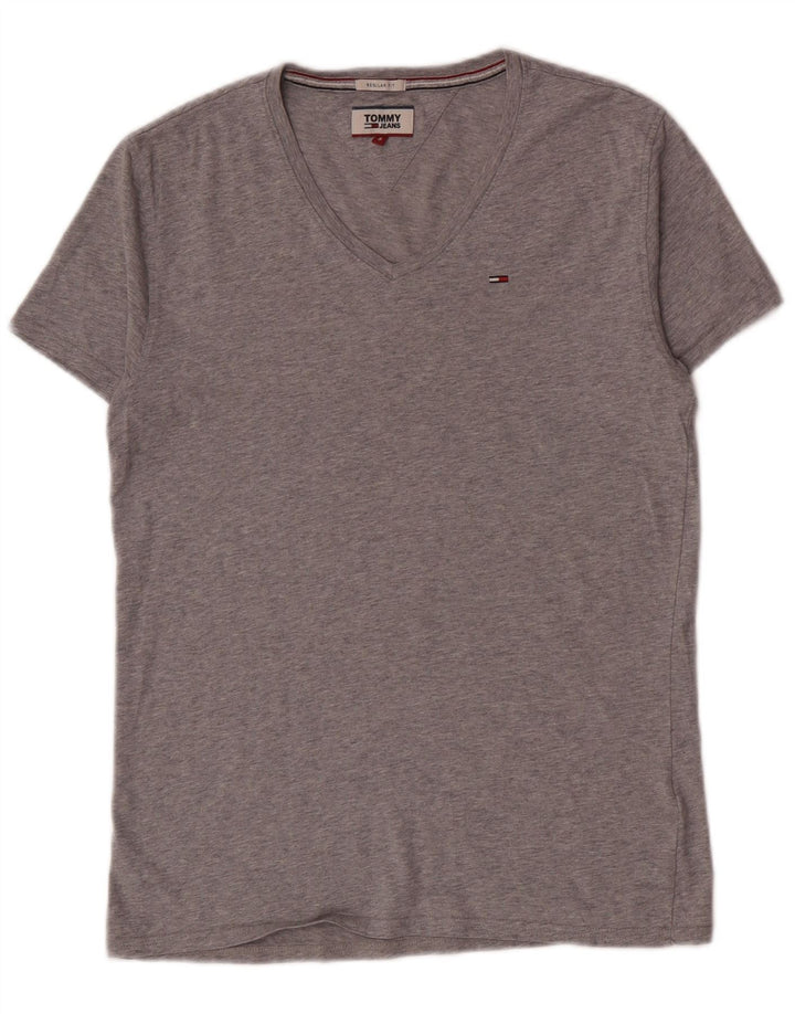 Ανδρικό T-Shirt Tommy Hilfiger Top Μικρό γκρι βαμβακερό