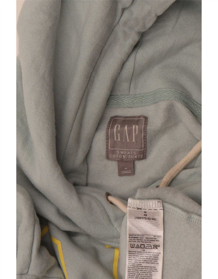 Γυναικείο Gap Graphic Oversized Hoodie Jumper UK 14 Medium Blue Cotton
