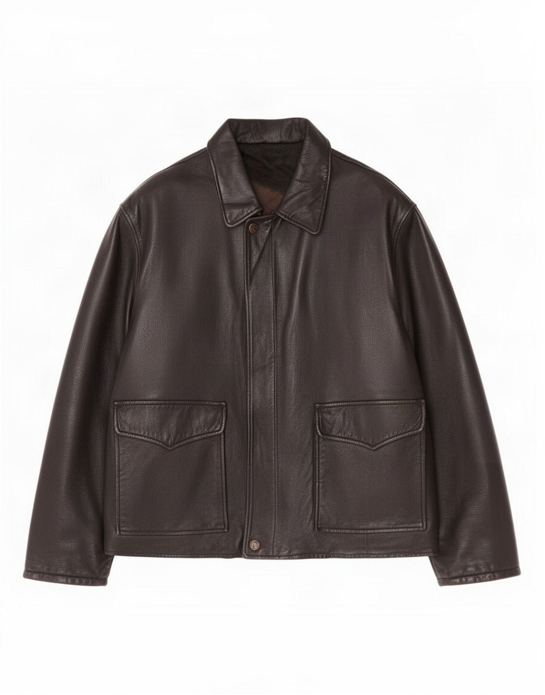 Vintage Ανδρικό Δερμάτινο Μπουφάν UK 42 XL Μαύρο