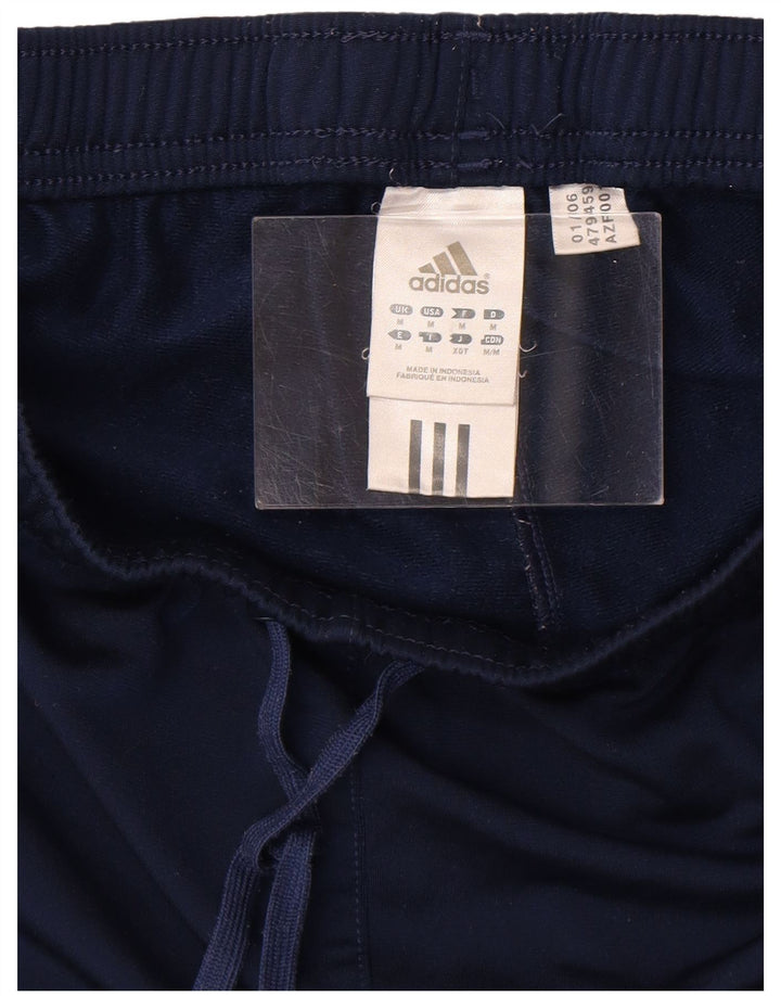 Γυναικείο αθλητικό σορτς Adidas UK 12 Medium Navy Blue Polyester