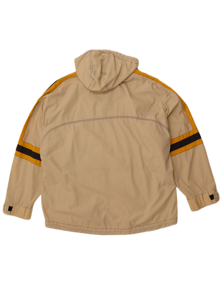 ASTROLABIO Ανδρικό μπουφάν βροχής με κουκούλα IT 50 μεγάλο πράσινο βαμβακερό χρώμα