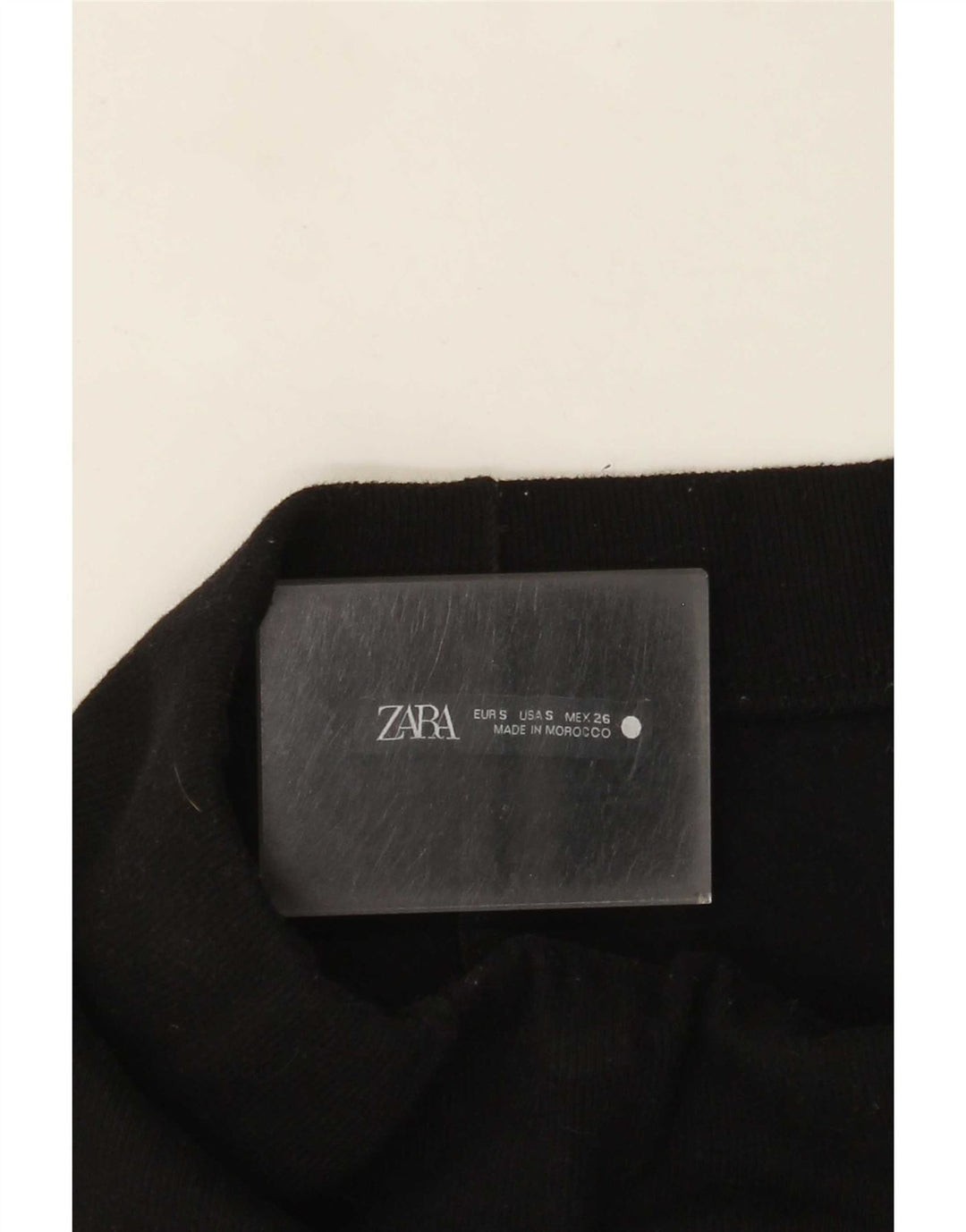 Zara Γυναικεία Pencil Φούστα Small W26 Μαύρη