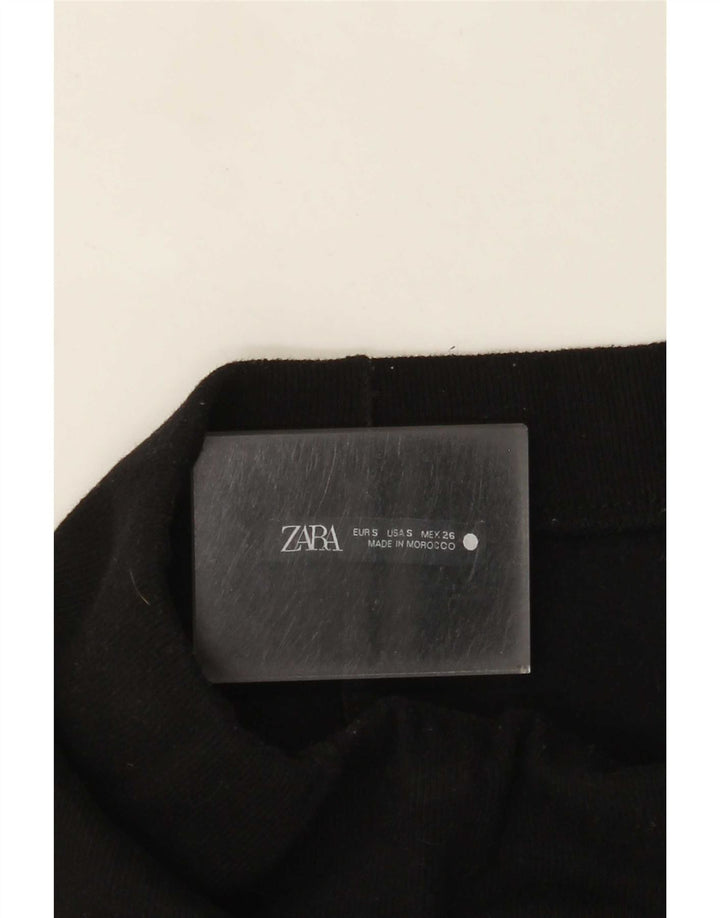 Zara Γυναικεία Pencil Φούστα Small W26 Μαύρη