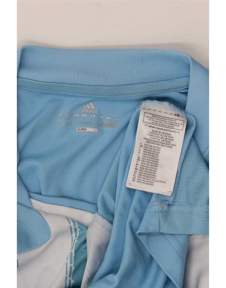 Ανδρικό T-Shirt Adidas Climacool Top μεγάλο μπλε ριγέ πολυεστέρα