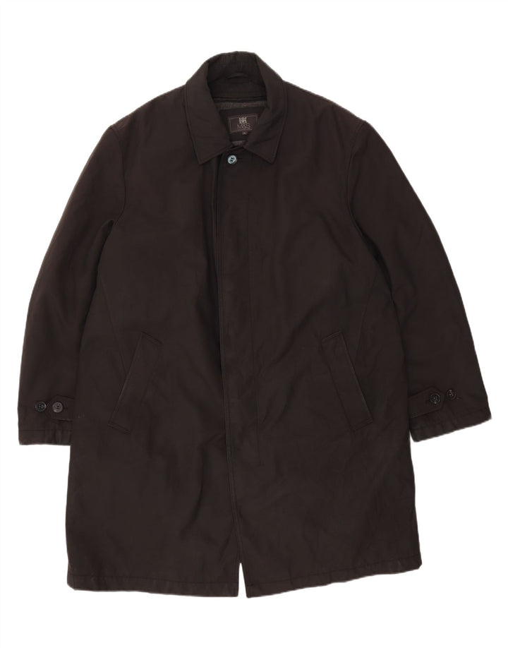Ανδρικό πανωφόρι Marks & Spencer UK 42 XL Μαύρος Πολυεστέρας