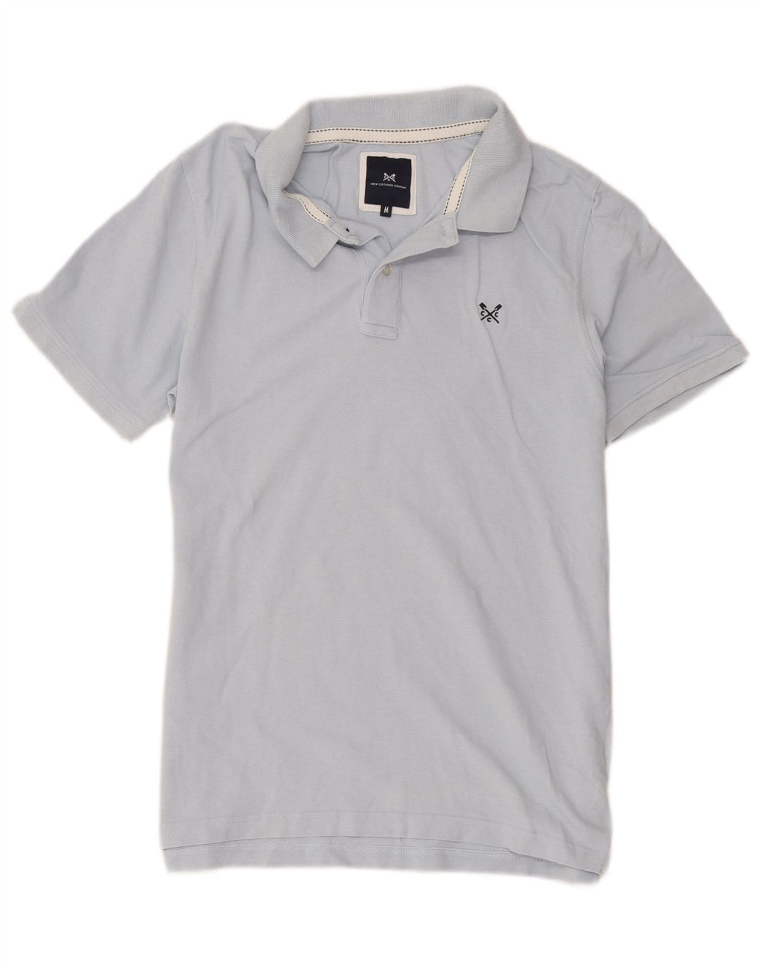 Ανδρικό Πόλο Μπλουζάκι Crew Clothing, μεσαίο μπλε βαμβακερό