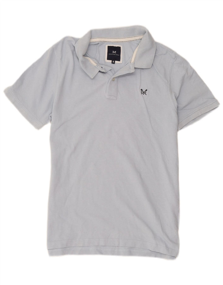 Ανδρικό Πόλο Μπλουζάκι Crew Clothing, μεσαίο μπλε βαμβακερό
