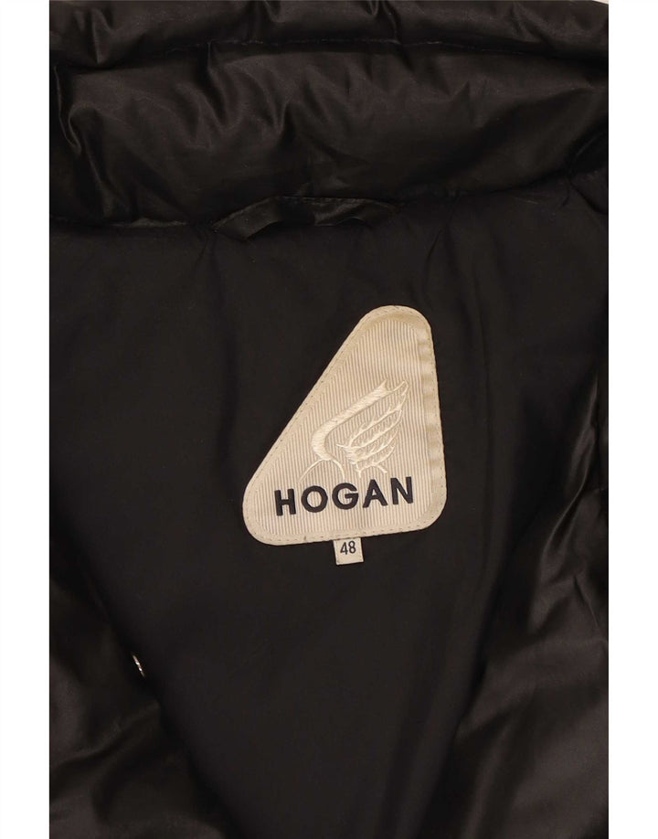 Hogan Γυναικείο Παλτό IT 48 XL Μαύρο Πολυεστέρας
