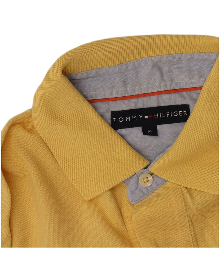 Ανδρικό πουκάμισο πόλο Tommy Hilfiger, μεσαίο κίτρινο