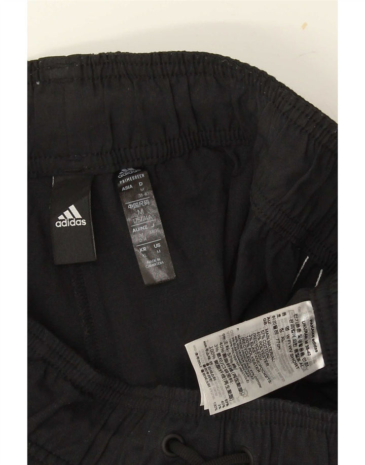 Ανδρικό αθλητικό σορτς Adidas, μεσαίο μαύρο βαμβακερό