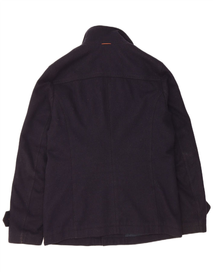 HUGO BOSS Ανδρικό Utility Jacket UK 38 Medium Navy Blue Wool