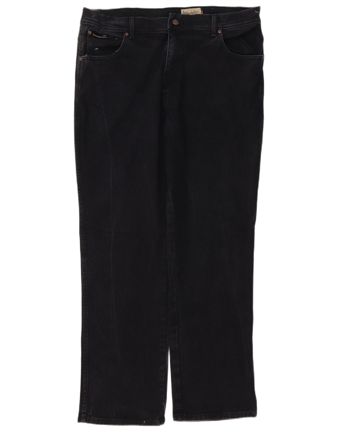 WRANGLER Ανδρικό Texas Straight Jeans W38 L32 Μαύρο βαμβακερό