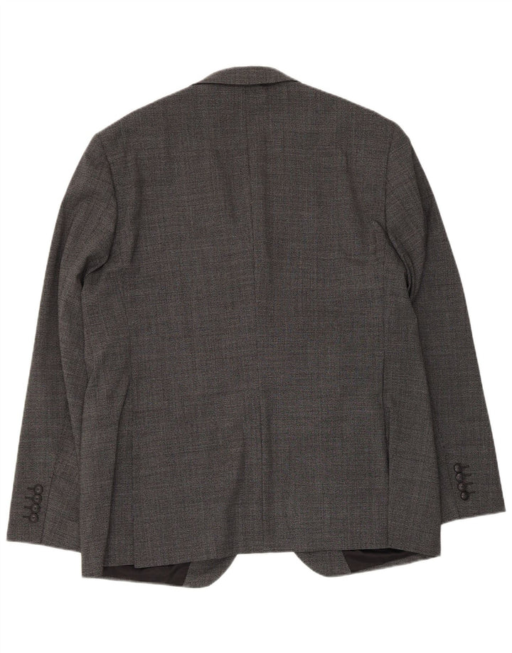 Marks & Spencer Ανδρικό μπλέιζερ με 2 κουμπιά μπουφάν UK 44 XL Γκρι