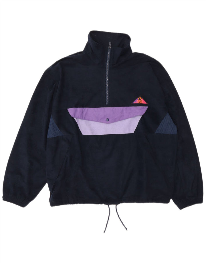 Ανδρικό μπουφάν Aesse Anorak UK 38 Medium Navy Blue Colourblock