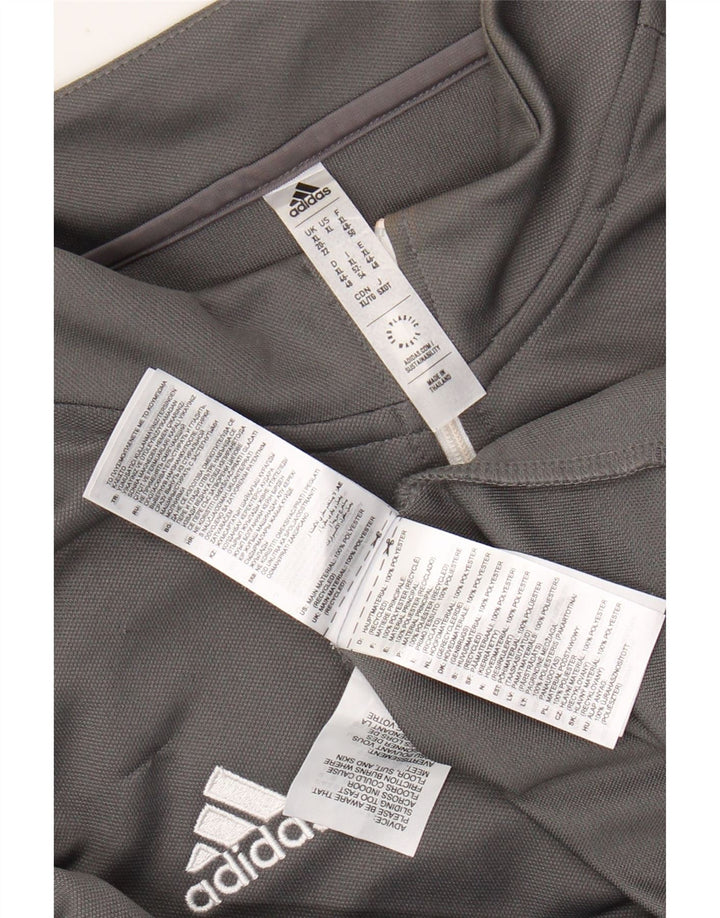 ADIDAS Γυναικεία φόρμα πουλόβερ με φερμουάρ Aeroready Top UK 20/22 XL Γκρι