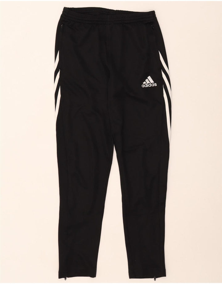 Παντελόνι αθλητικής φόρμας Adidas Boys Climalite 13-14 ετών μαύρο πολυεστέρα