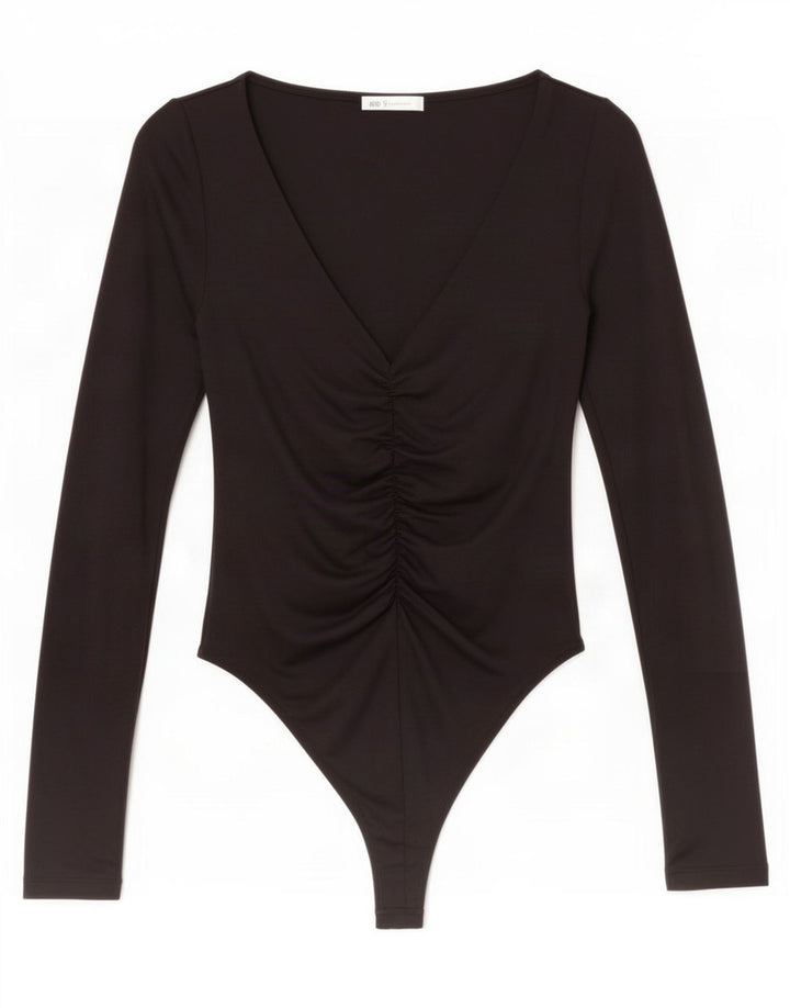 Zara γυναικείο κορμάκι UK 12 Medium Black Polyamide