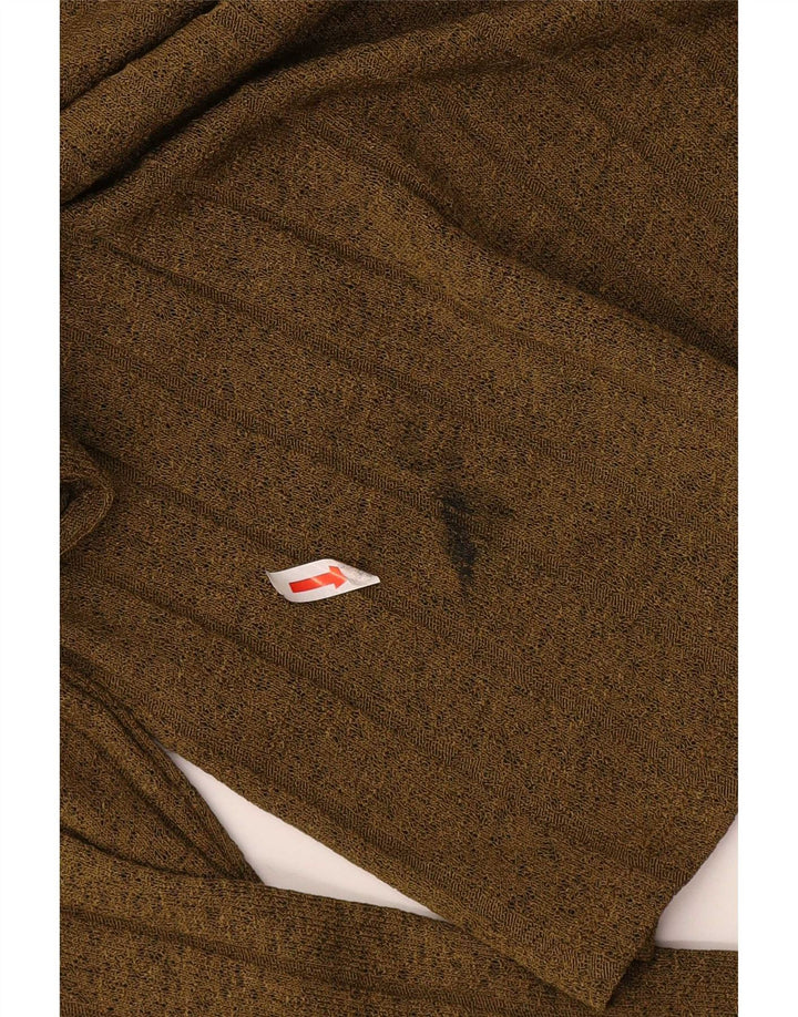 Marks & Spencer Γυναικείο τοπ μακρυμάνικο UK 12 Medium Khaki Polyester