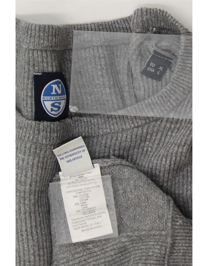 Ανδρικό πουλόβερ North Sails Crew Neck Jumper XL Γκρι βαμβακερό