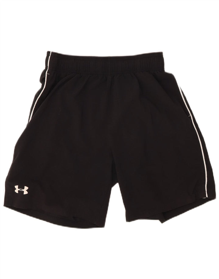 Ανδρικό γραφικό αθλητικό σορτς UNDER Armour, Μεσαίο μαύρο πολυεστέρα