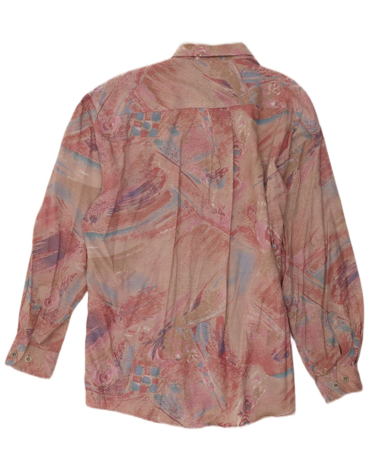 Fairbanks Ανδρικό πουκάμισο Abstract Pattern Μέγεθος 46 XL Ροζ