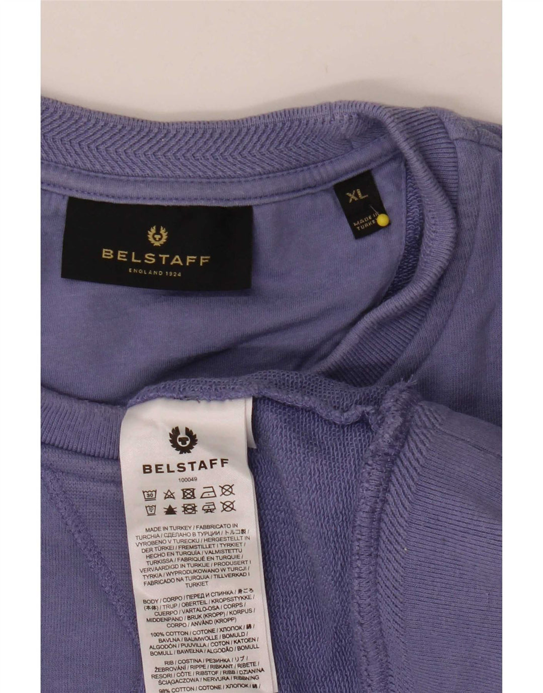 Ανδρικό φούτερ Belstaff Jumper XL Μωβ βαμβακερό
