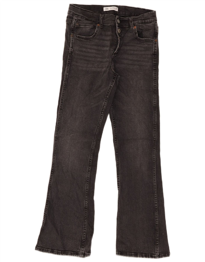 Zara Girls Bootcut Jeans 13-14 ετών W28 L27 Γκρι