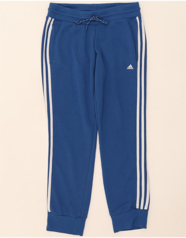 Adidas Γυναικεία φόρμα Climalite Παντελόνι Joggers UK 12/14 Medium Blue