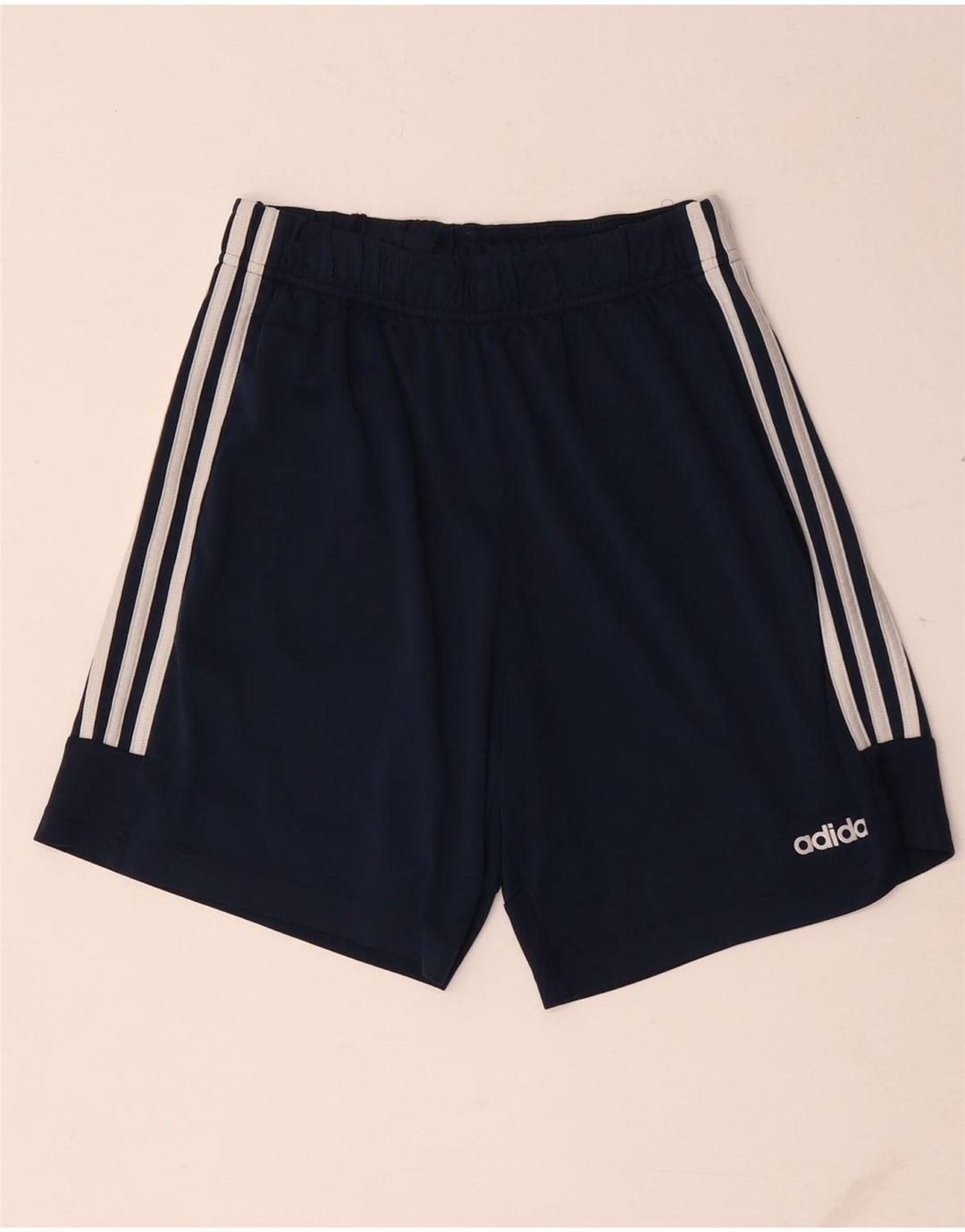 Ανδρικό αθλητικό σορτς Adidas από μεσαίο μπλε ναυτικό πολυεστέρα