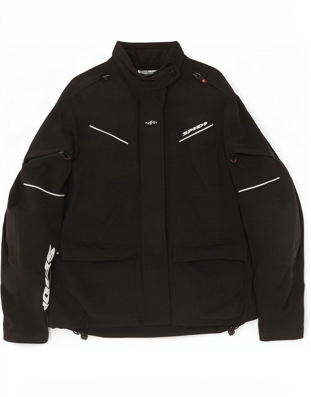 Spidi Γυναικεία Μοτοσικλέτα Graphic Racer Jacket UK 14 Medium Black Polyamide