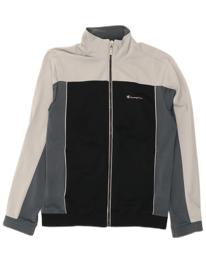 Ανδρική αθλητική φόρμα Champion Top Jacket μεσαίου γκρι χρώματος πολυεστέρας