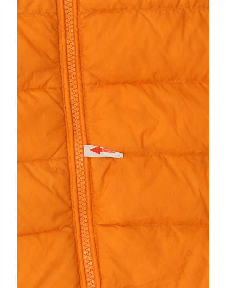 Geox Womens Padded Gilet UK 18 XL Orange Polyamide